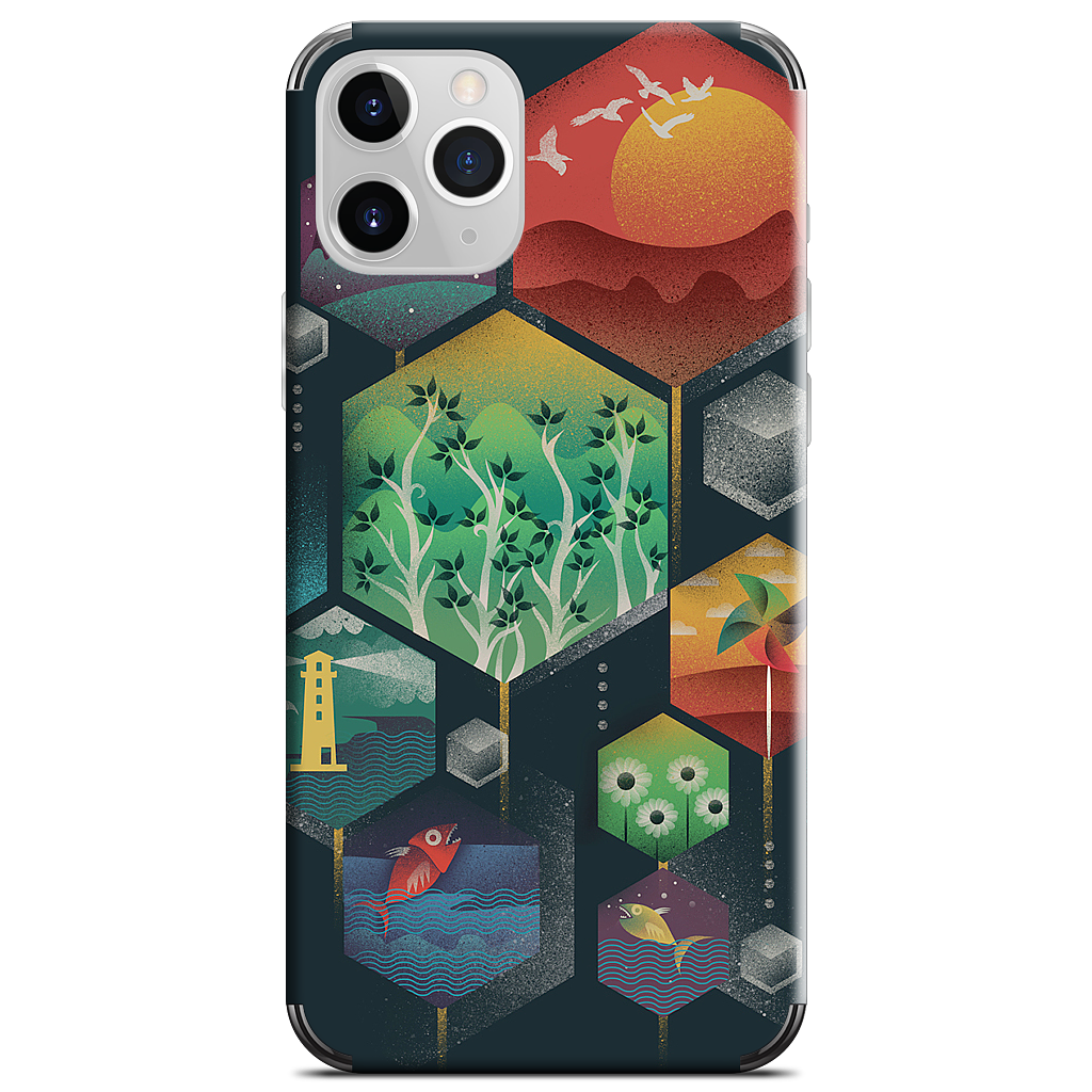 Geometrical Wonders iPhone Skin