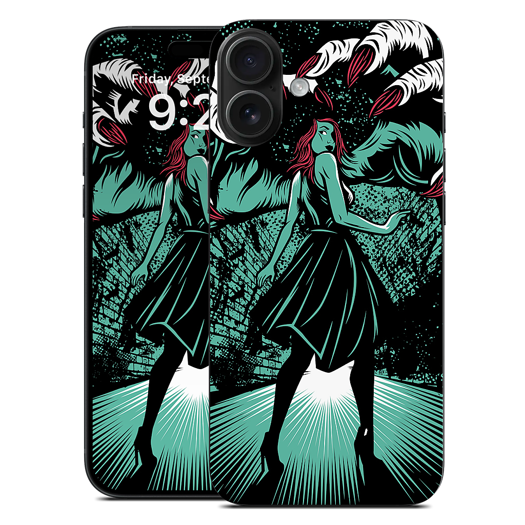 Molly vs The Zombie iPhone Skin