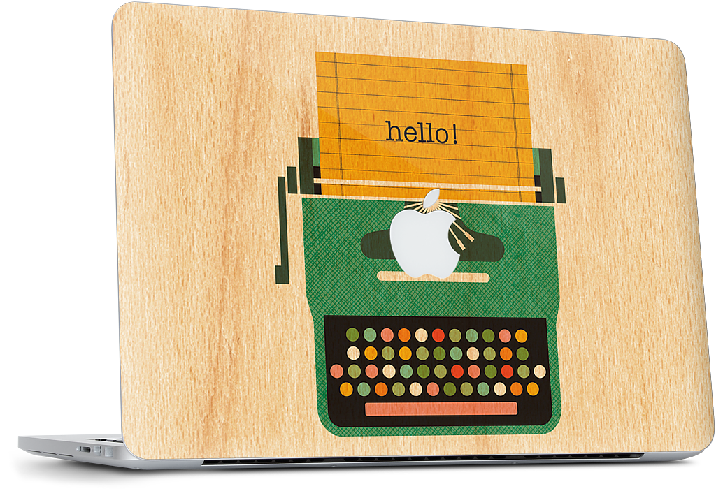 Typewriter MacBook Skin