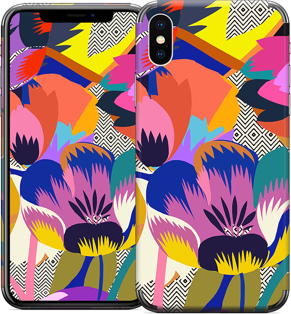Among the Spring Flowers iPhone Skin