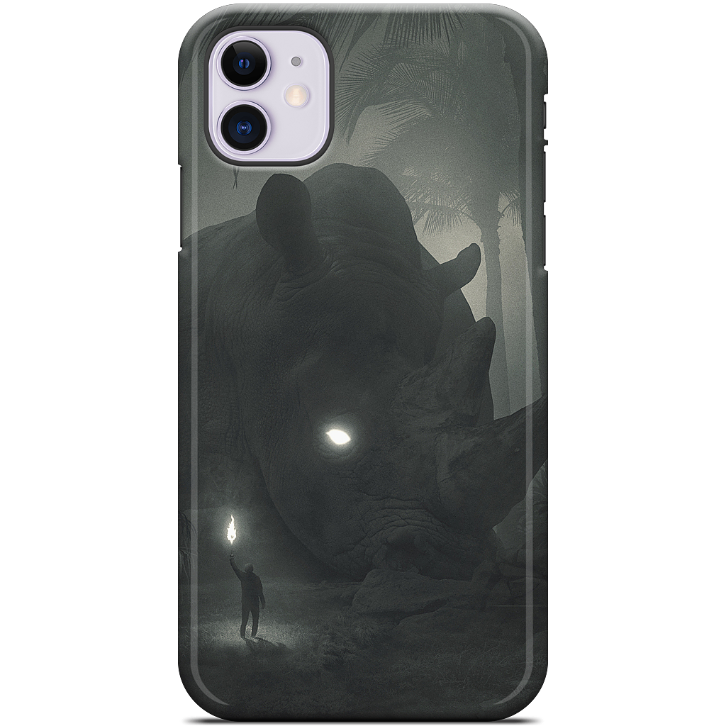 Face of Fear iPhone Case
