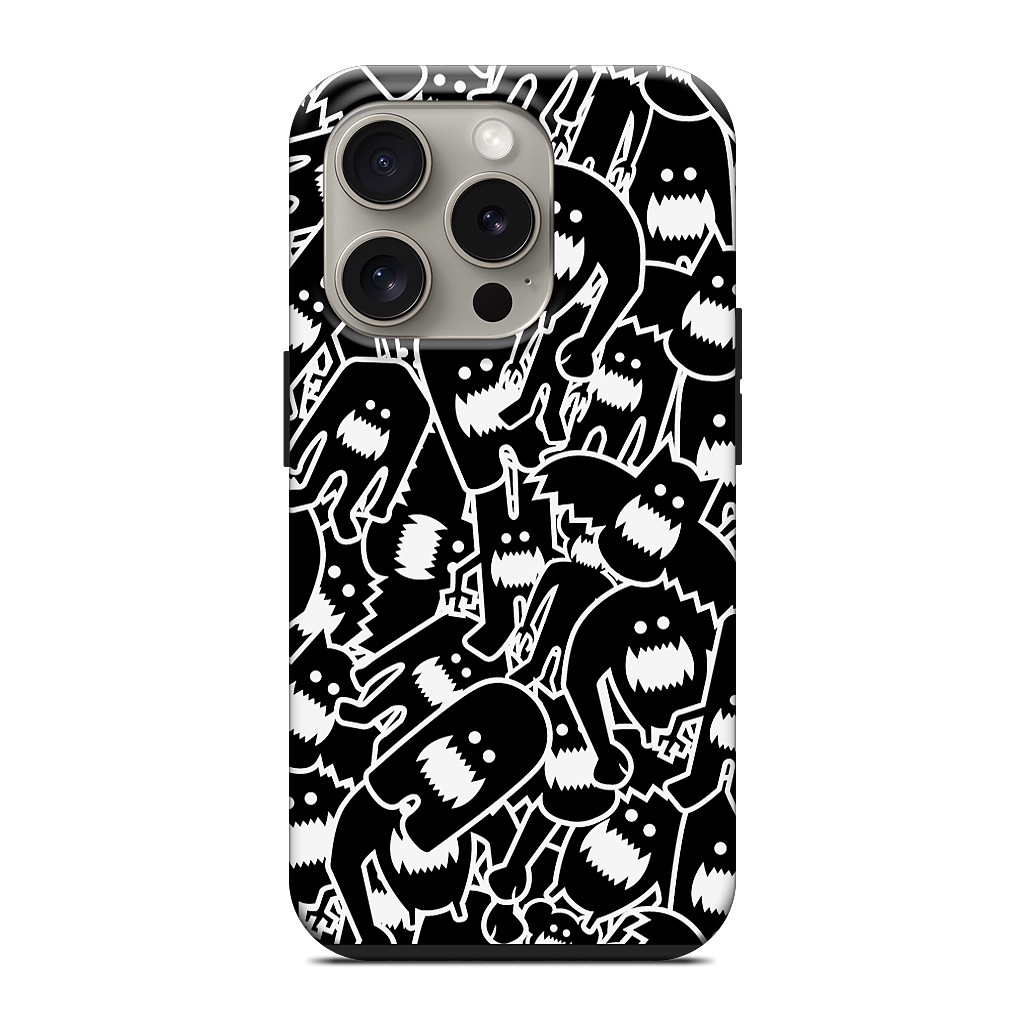 Monster Collage 2 iPhone Case