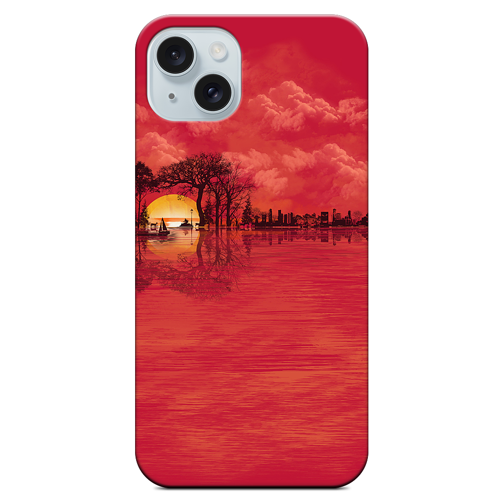 Musical Sunset iPhone Case