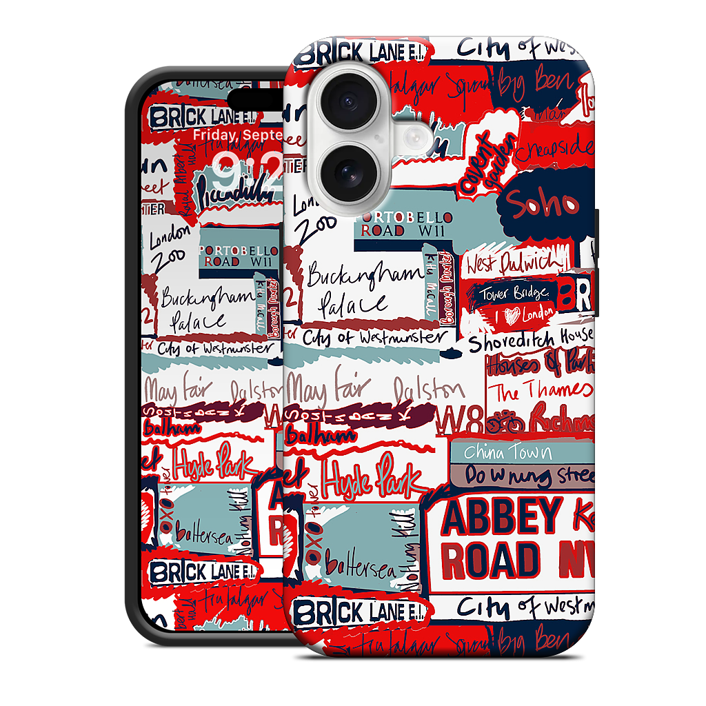 London Words iPhone Case