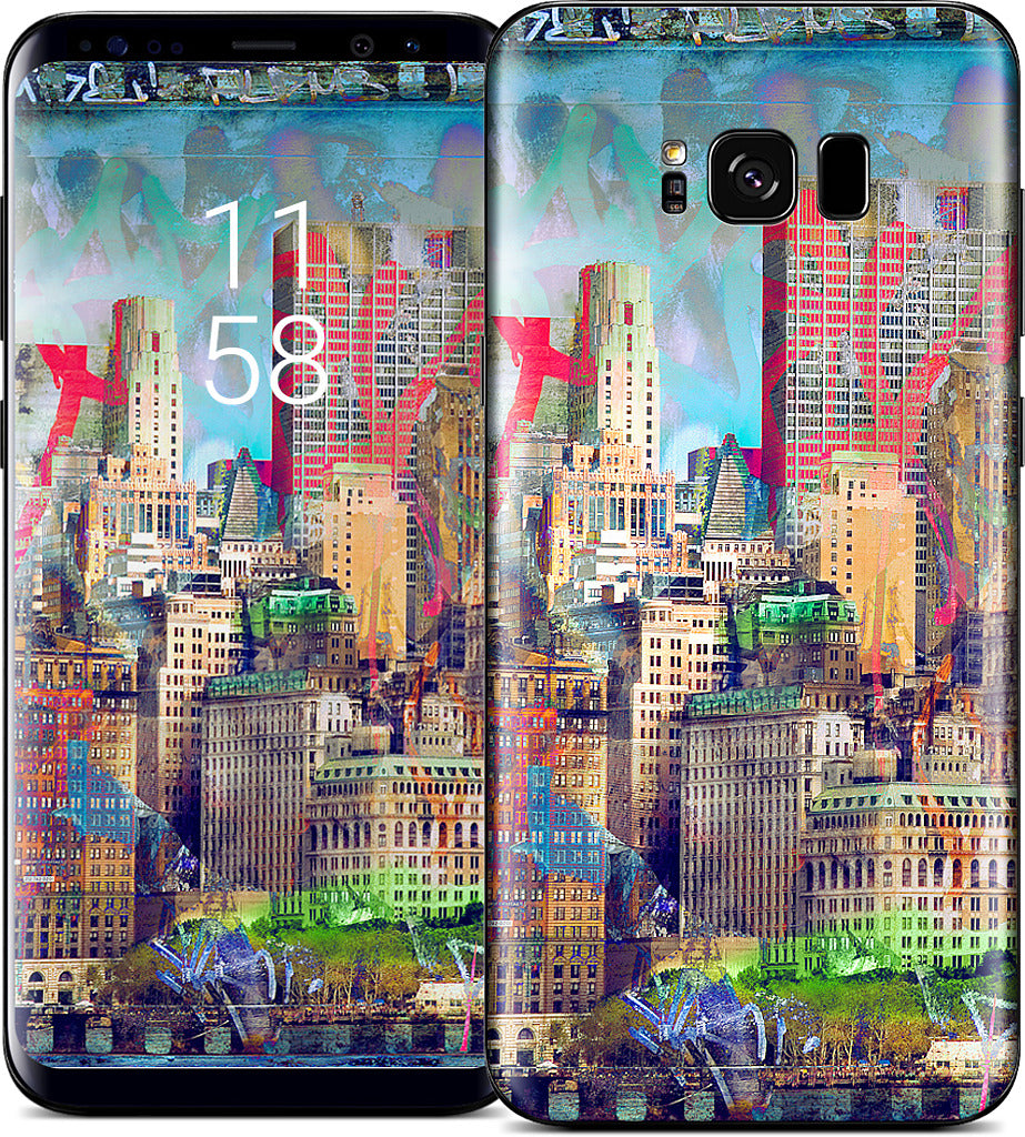 Graffiti Skyline Samsung Skin