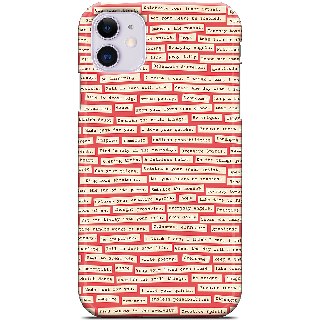 Happy Thoughts iPhone Case