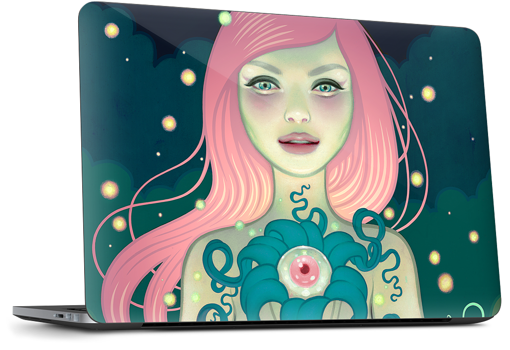 Midnight Bloom Dell Laptop Skin