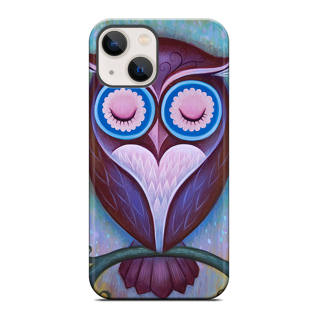 Sleepy Owl iPhone Case