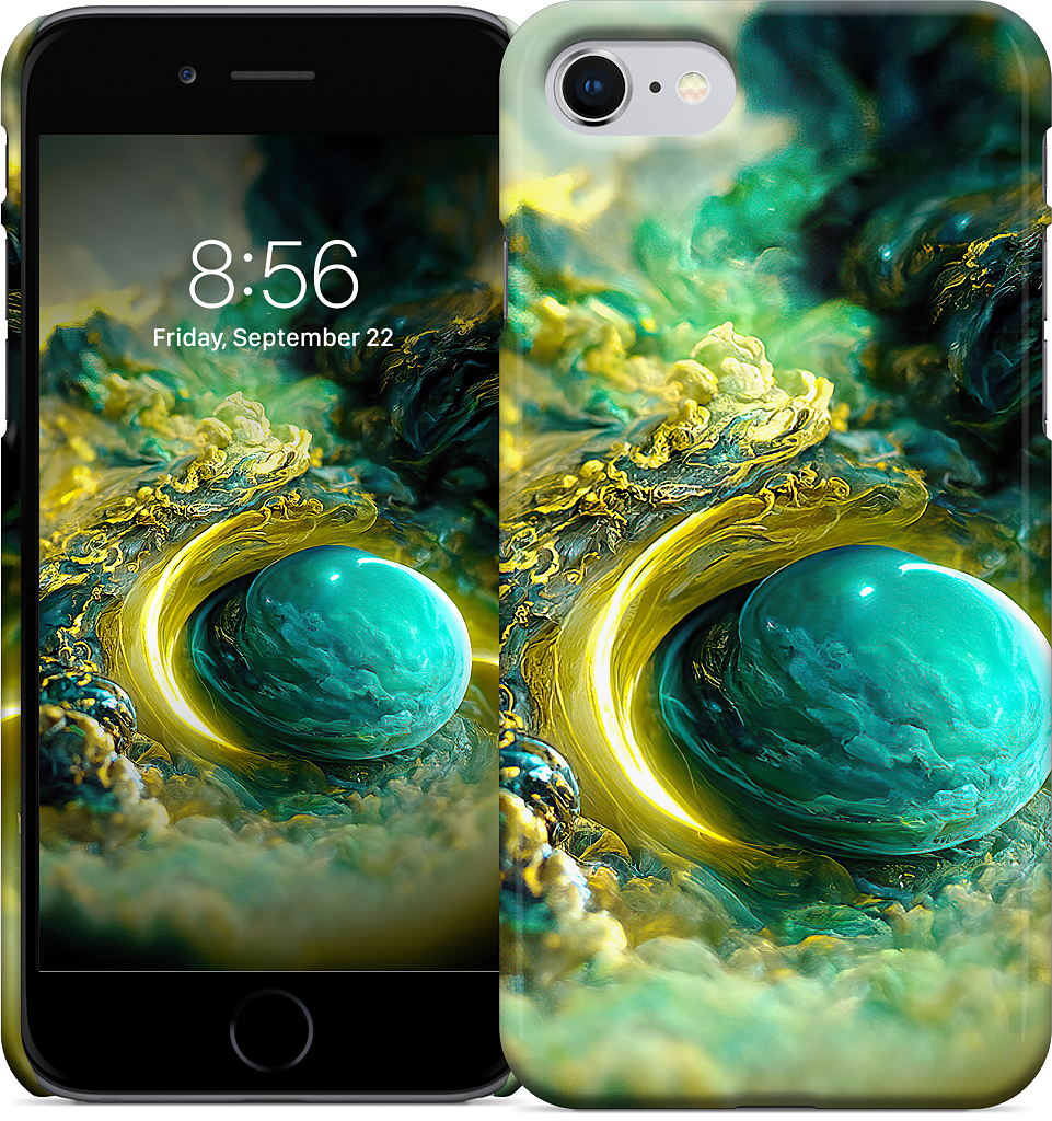 Planetary Accretion iPhone Case