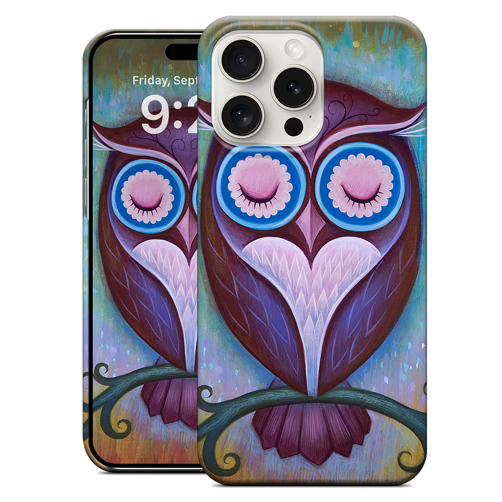 Sleepy Owl iPhone Case