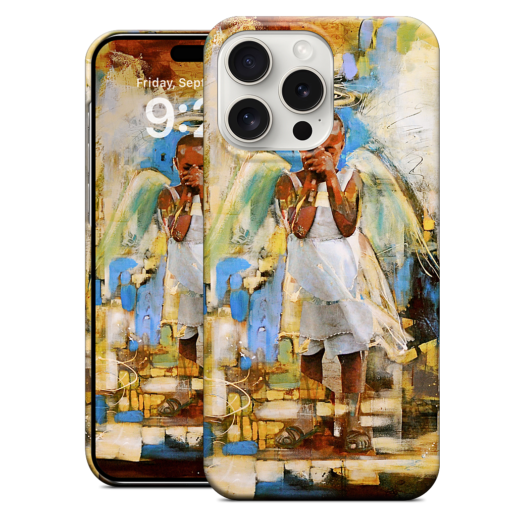 Shy Angel iPhone Case