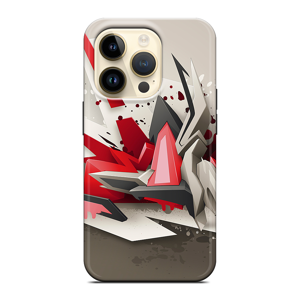 Red Metal iPhone Case