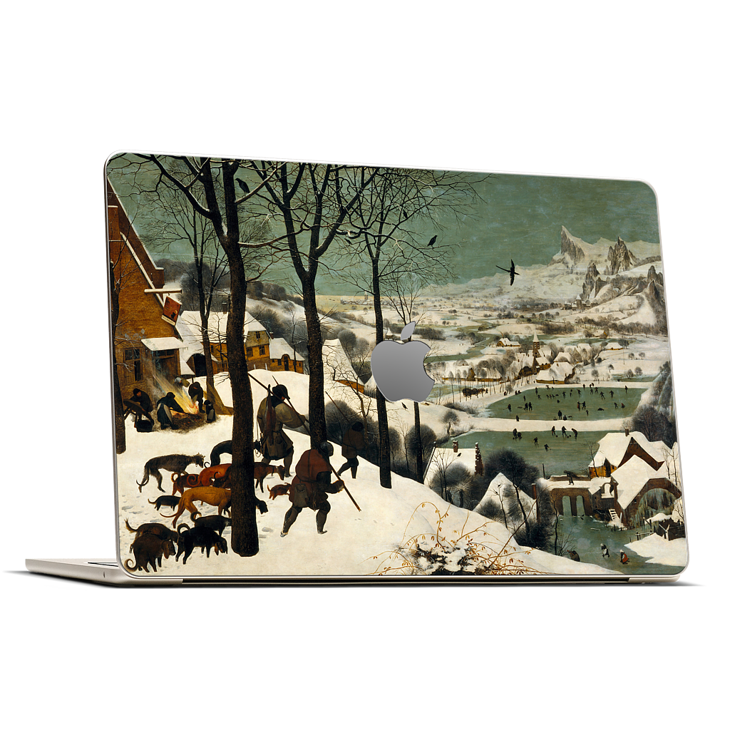 Hunters in the Snow MacBook Skin