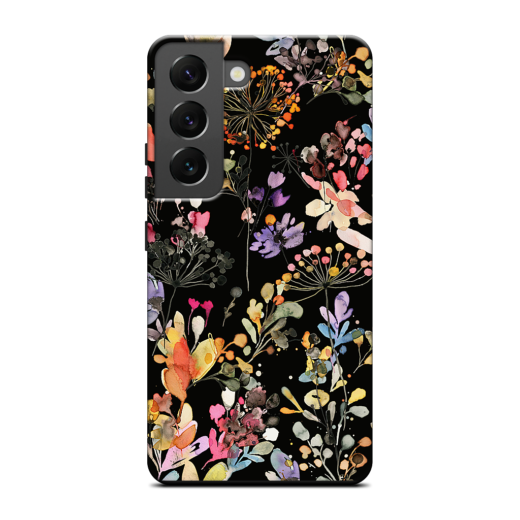 Wild Grasses (Black) Samsung Case