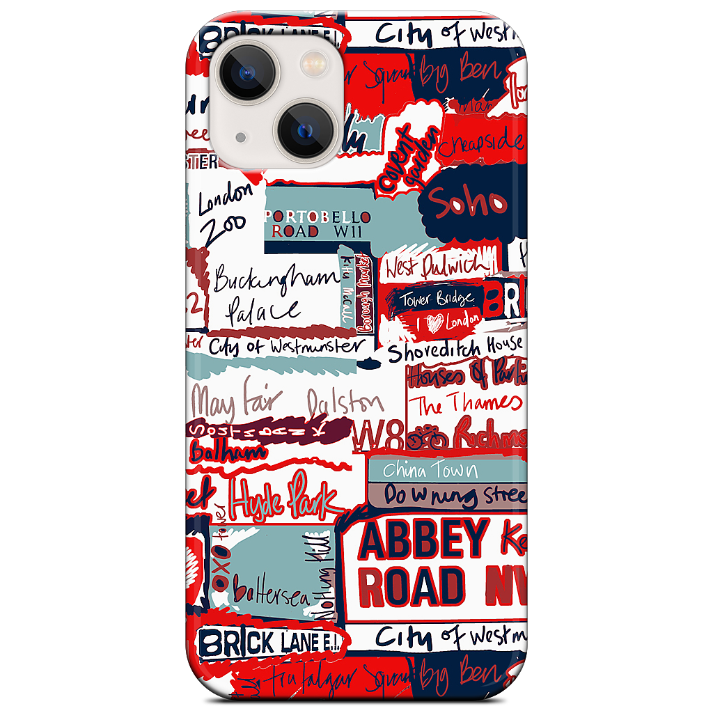 London Words iPhone Case
