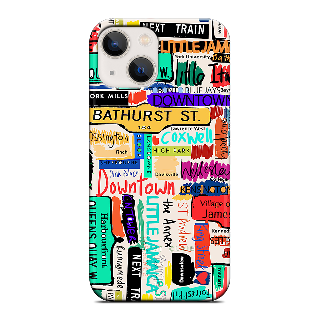 Toronto words iPhone Case