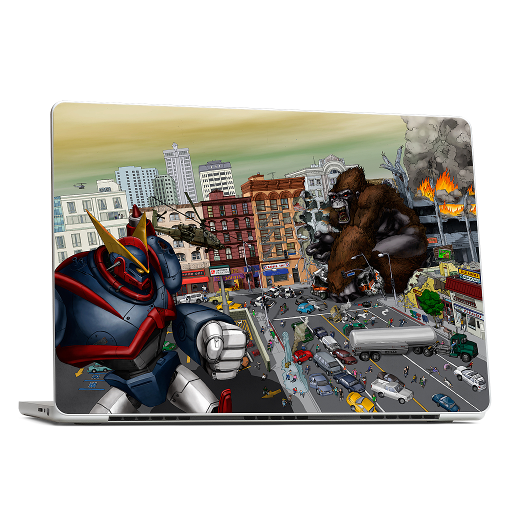 War Of The Monsters MacBook Skin