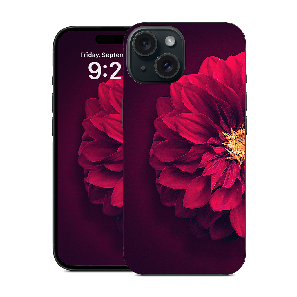 Red Bloom iPhone Skin