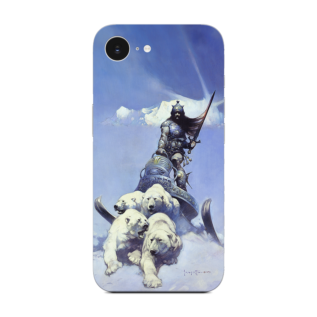 Silver Warrior iPhone Skin
