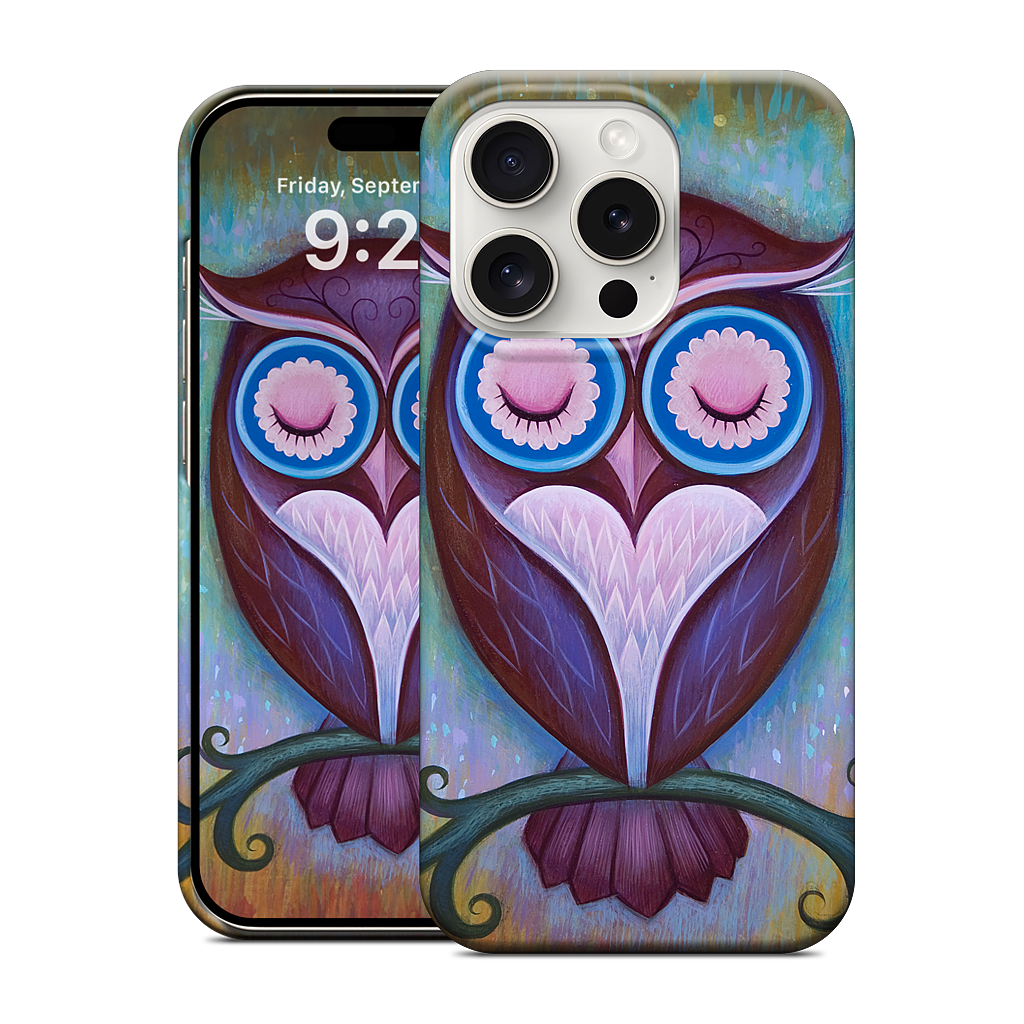 Sleepy Owl iPhone Case