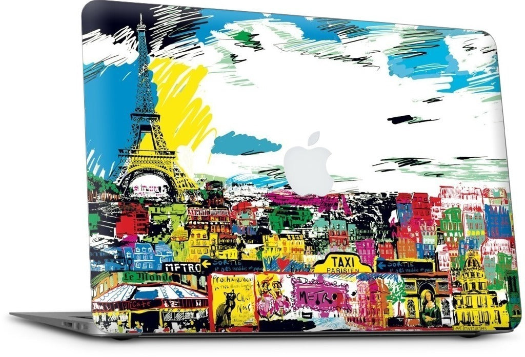 Paris Skyline MacBook Skin