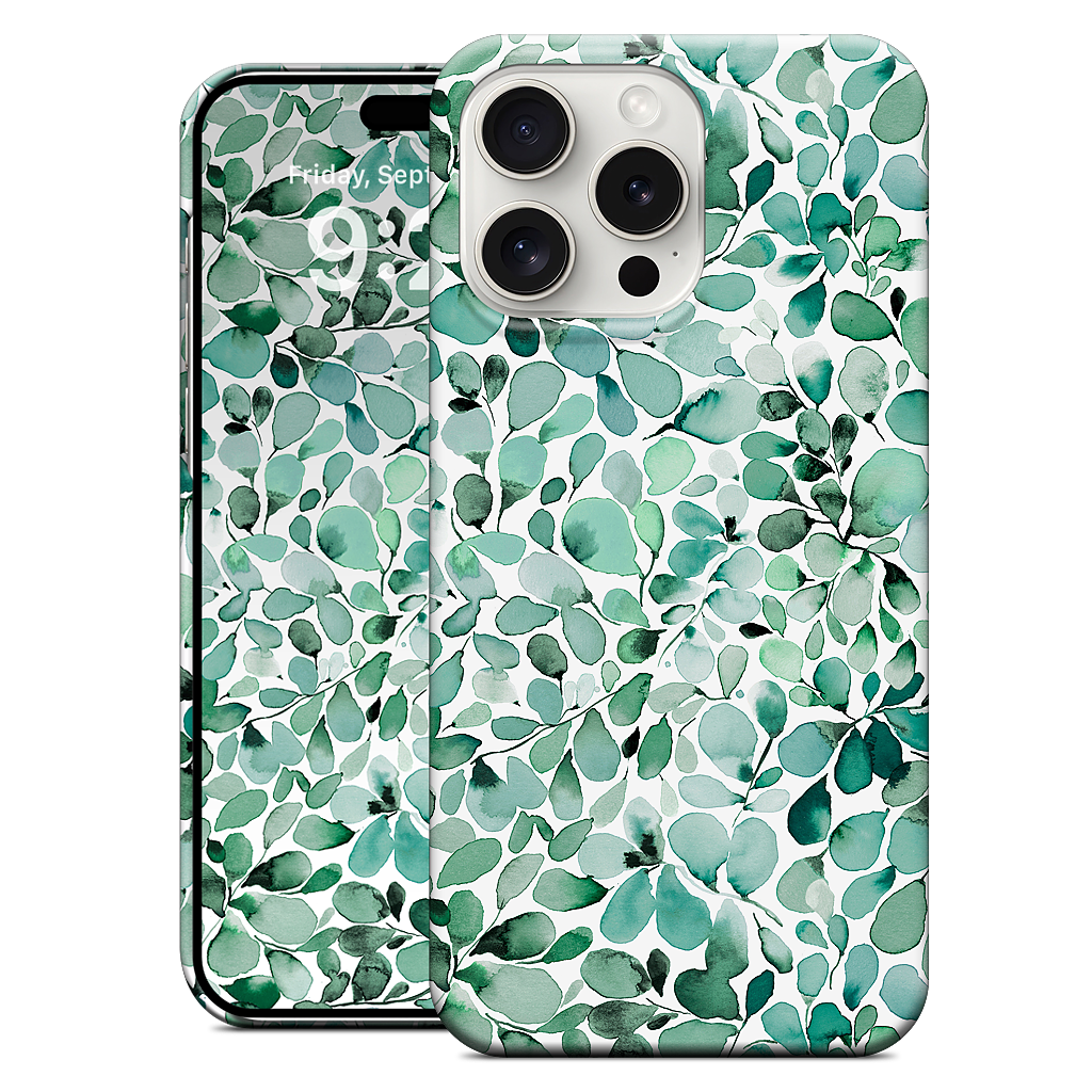 Eucalyptus Leafy Green iPhone Case