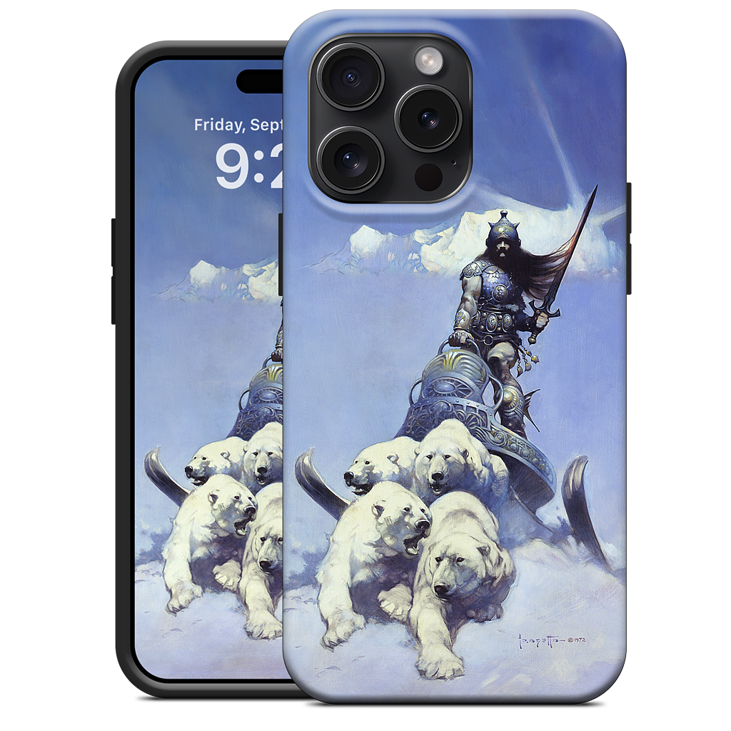 Silver Warrior iPhone Case