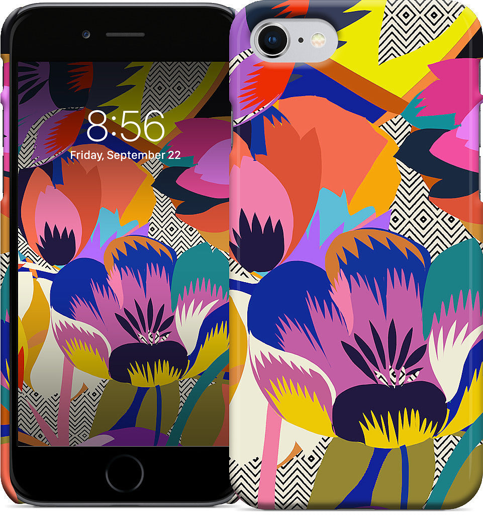Among the Spring Flowers iPhone Case