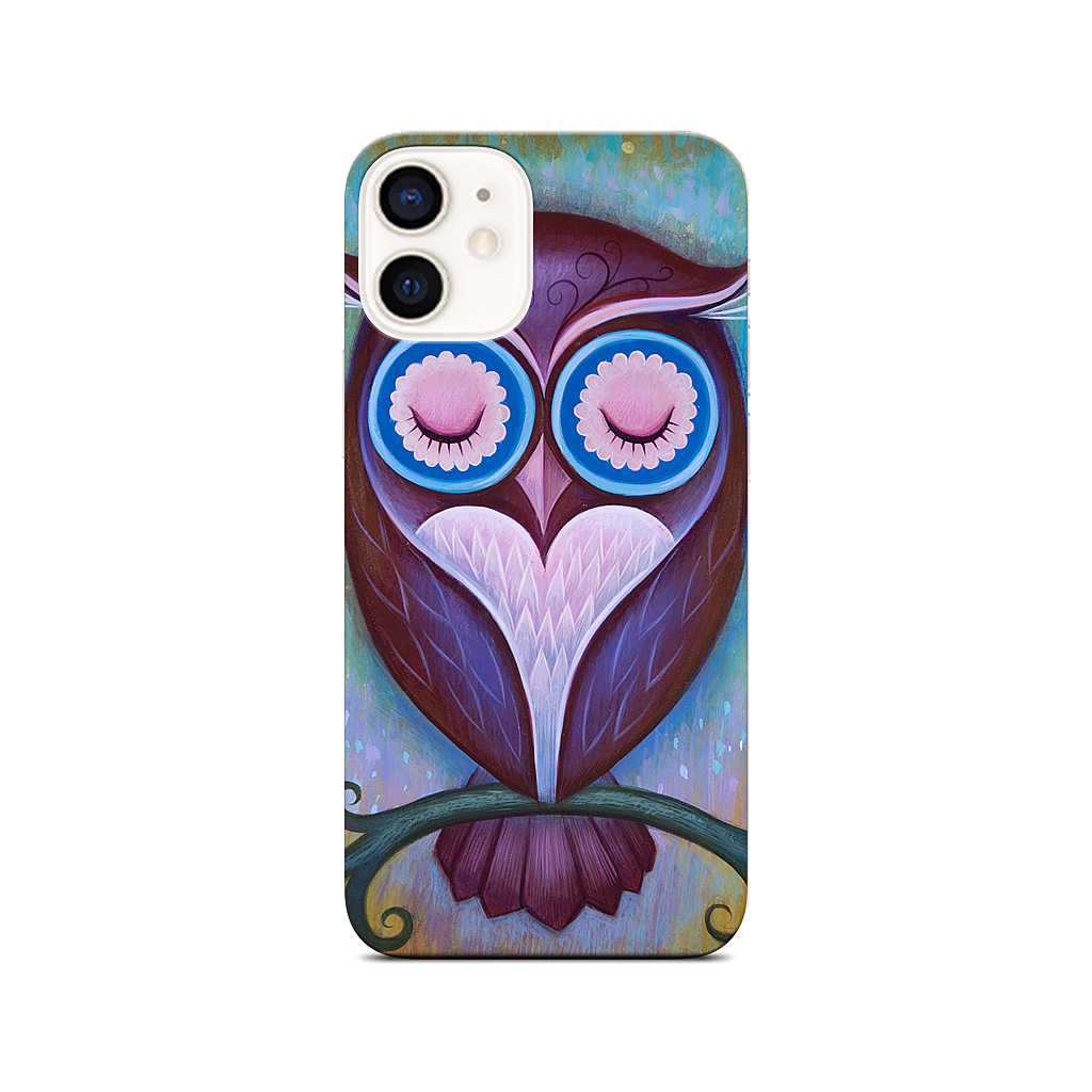 Sleepy Owl iPhone Skin