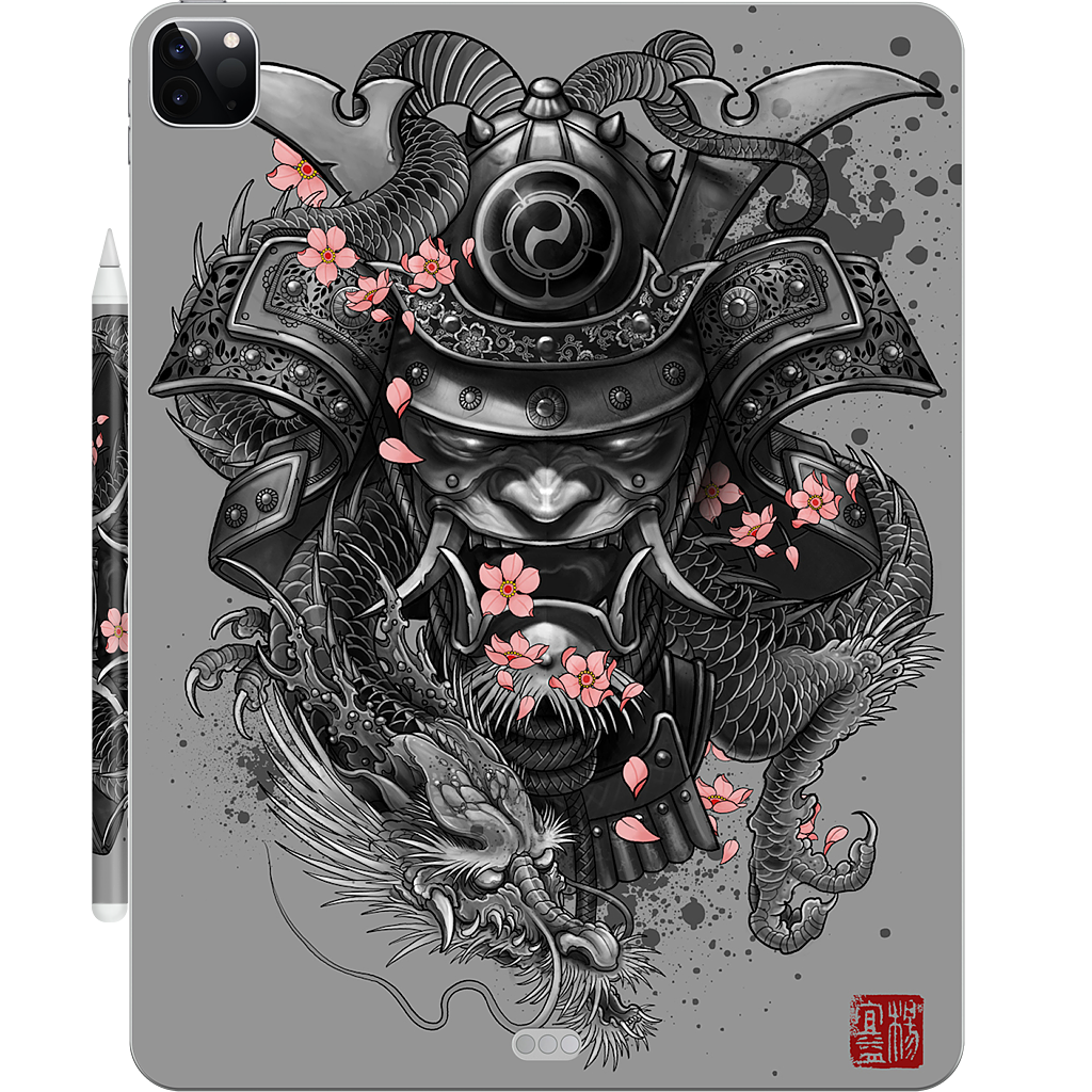 Samurai Dragon iPad Skin