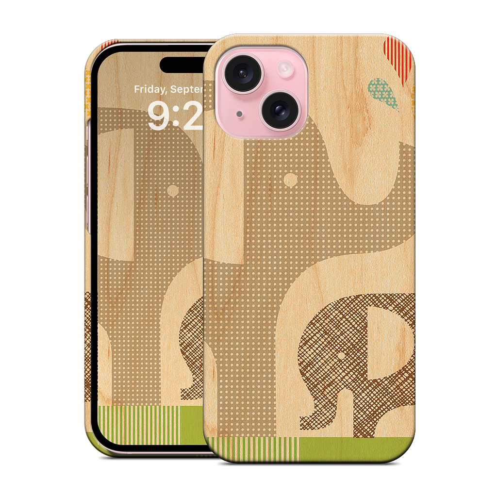 Elephant with Calf iPhone Case