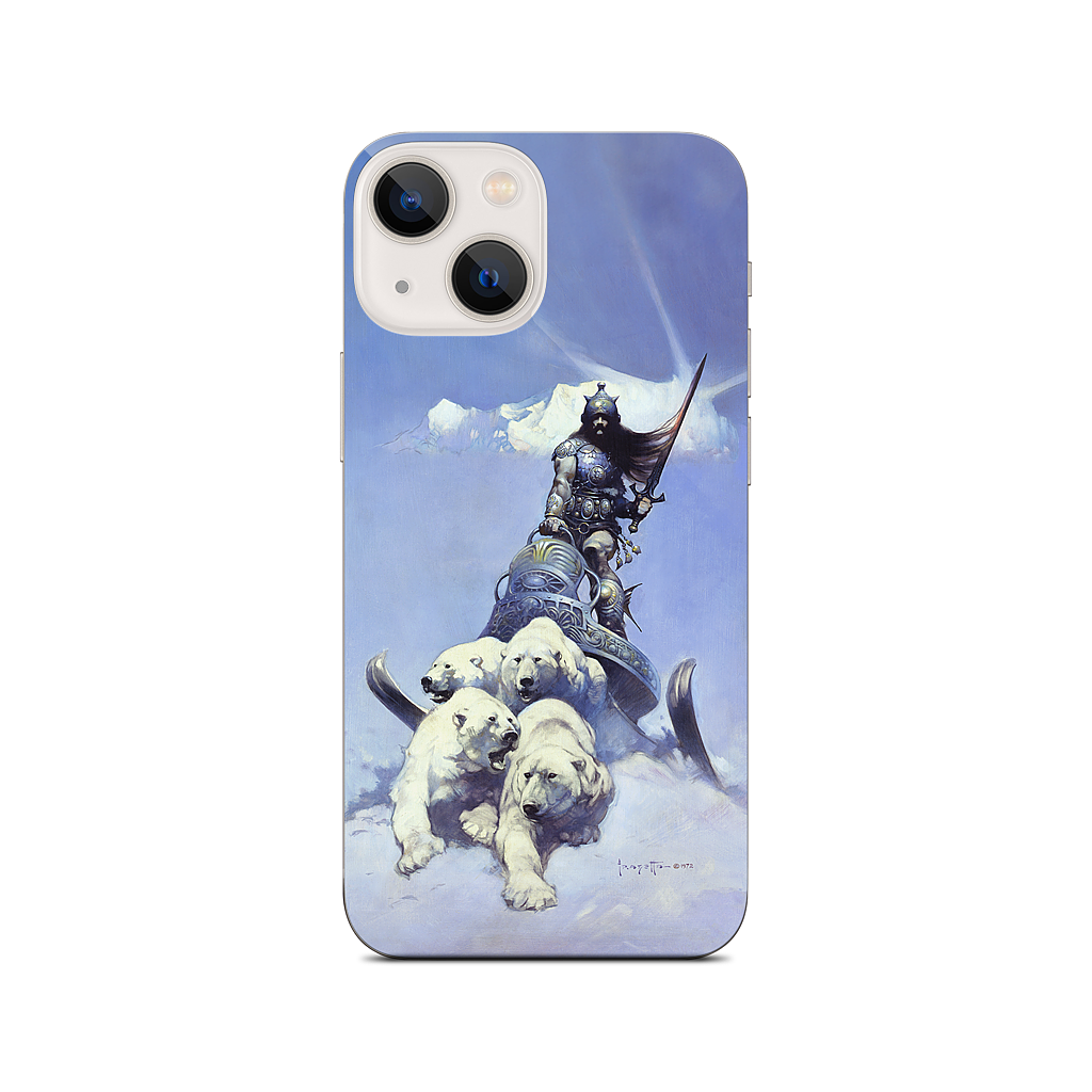 Silver Warrior iPhone Skin