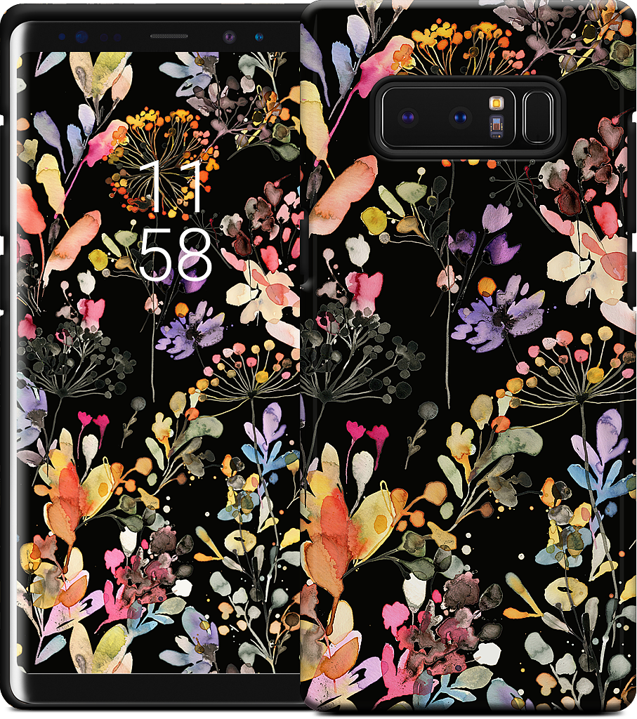 Wild Grasses (Black) Samsung Case