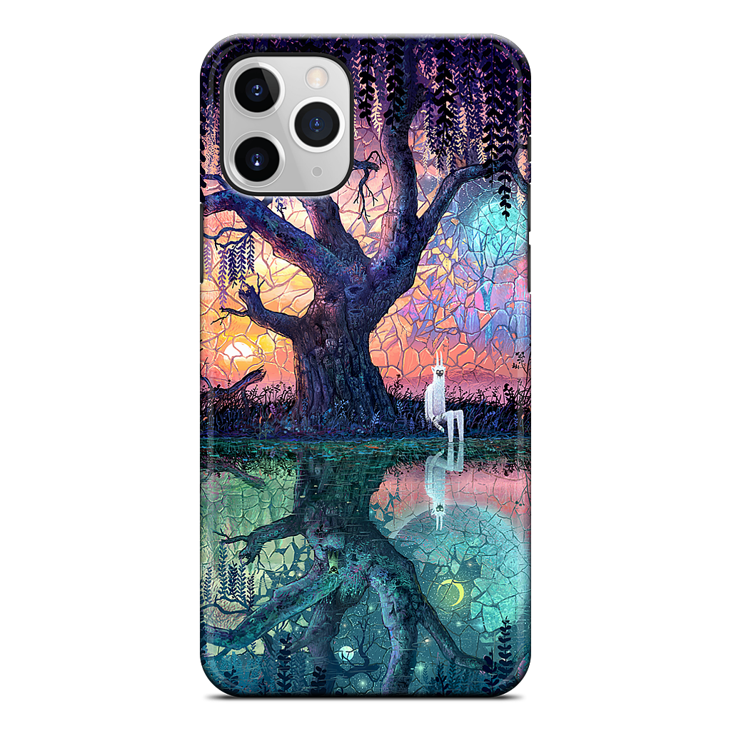 On the Banks of Broken Worlds iPhone Case