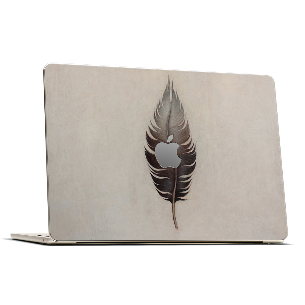 Thought Feather MacBook Skin