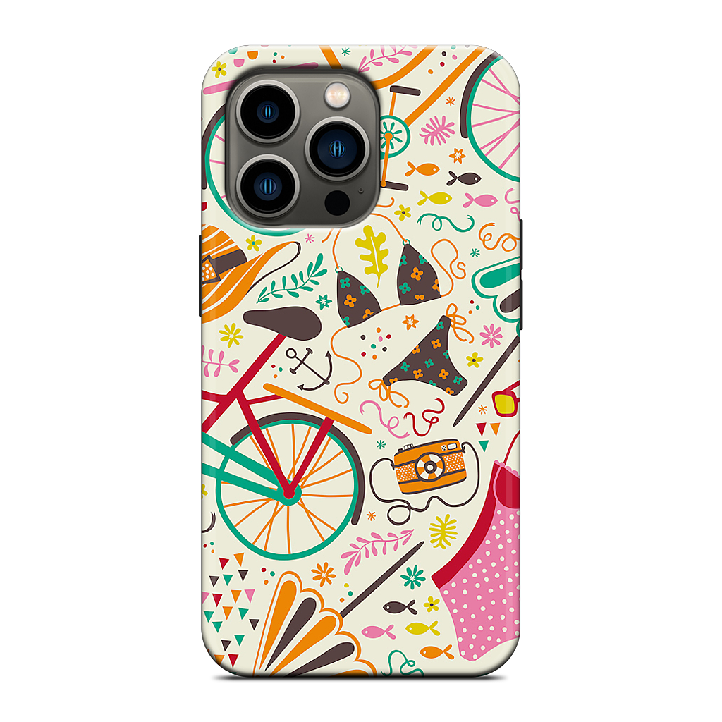Seaside Cycle iPhone Case