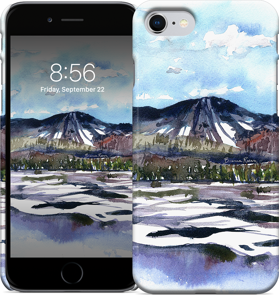 Ski Mountain iPhone Case