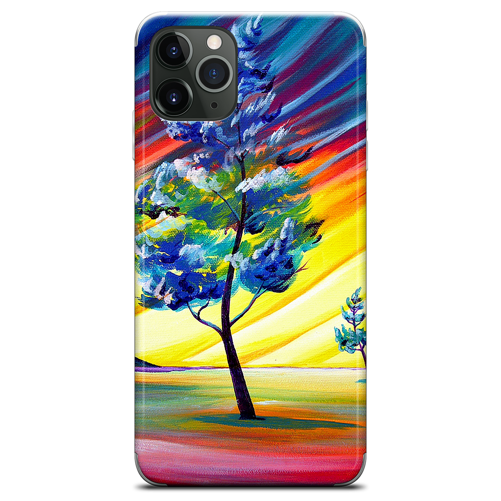 Thick Frost Sunset Glow iPhone Skin