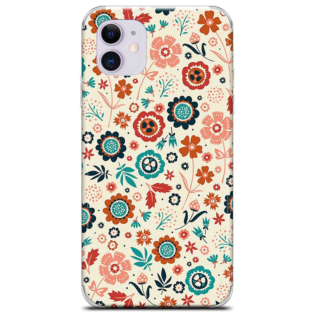 Folk Flowers iPhone Skin