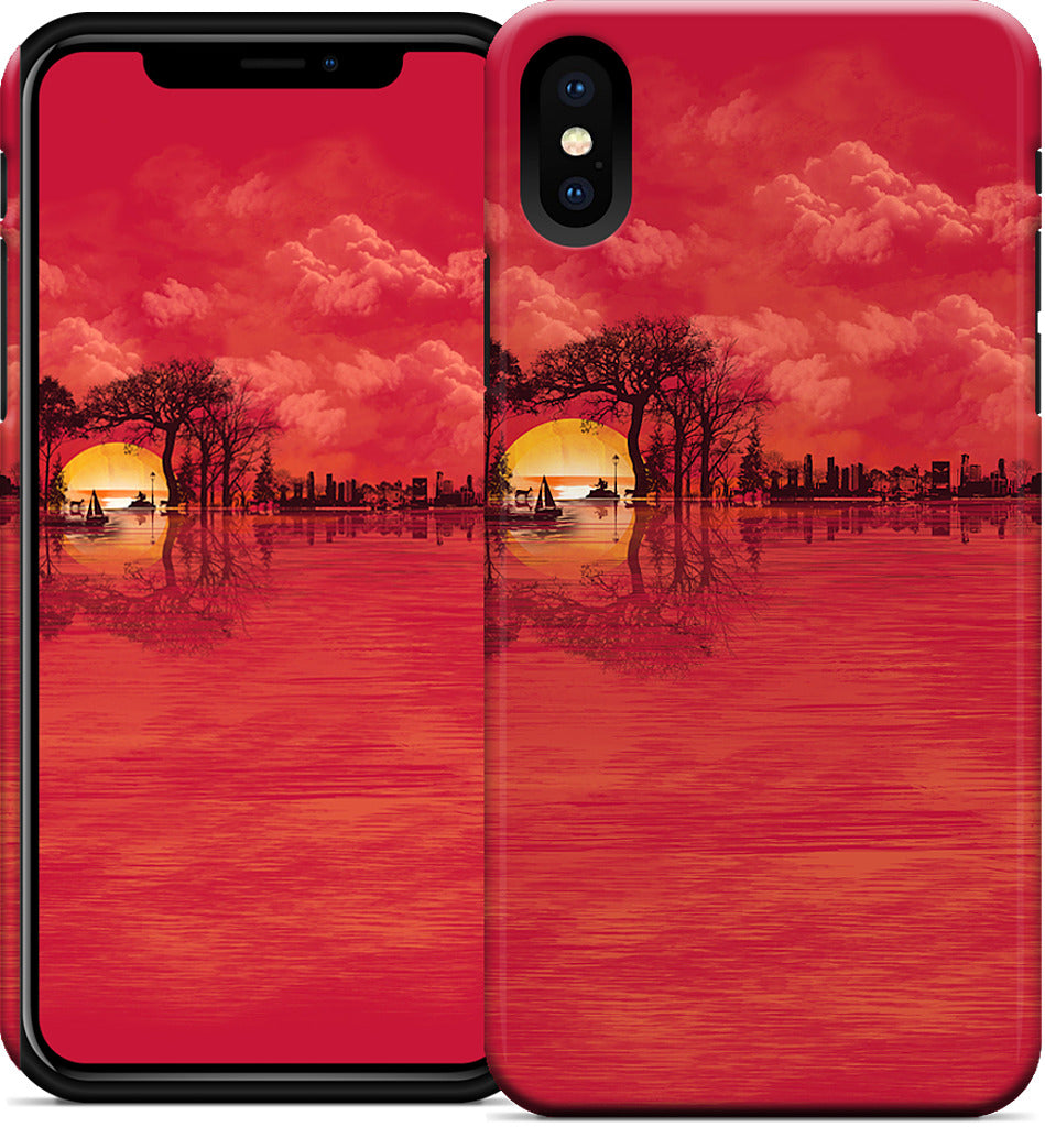 Musical Sunset iPhone Case