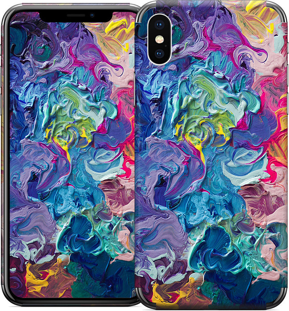 Rainbow Flow Abstract iPhone Skin