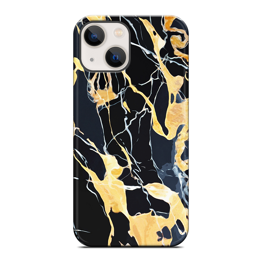 Black Marble iPhone Case