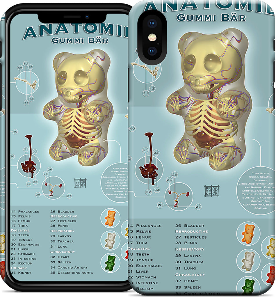 Gummi Anatomie iPhone Case