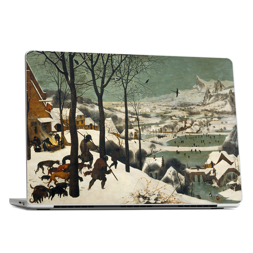 Hunters in the Snow MacBook Skin