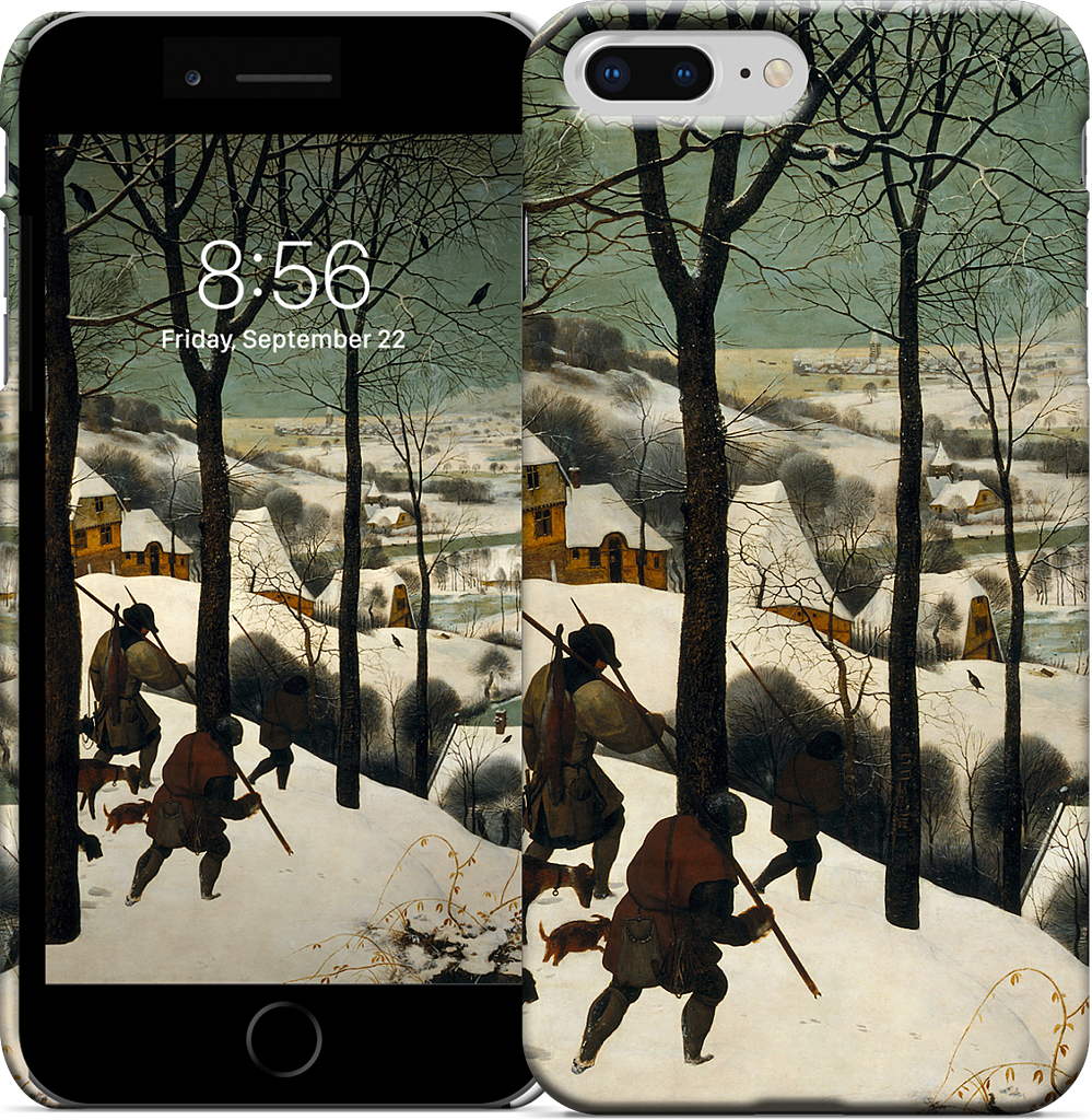 Hunters in the Snow iPhone Case