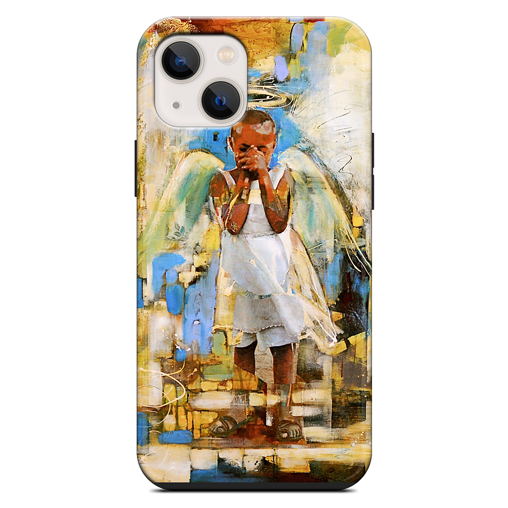 Shy Angel iPhone Case