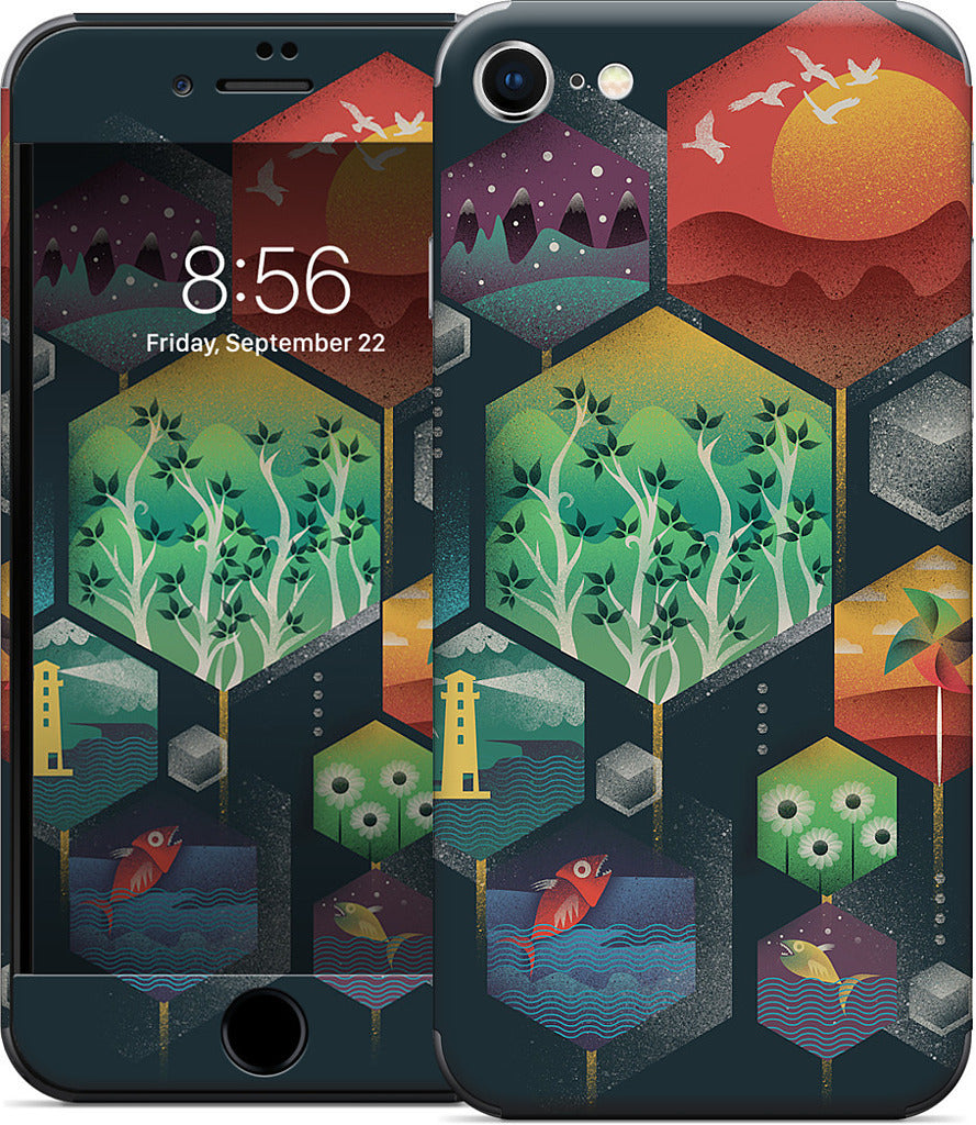 Geometrical Wonders iPhone Skin