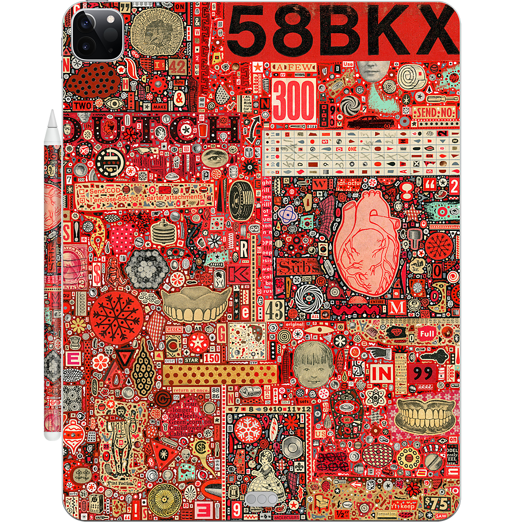Big Numbers - Heart and Teeth iPad Skin