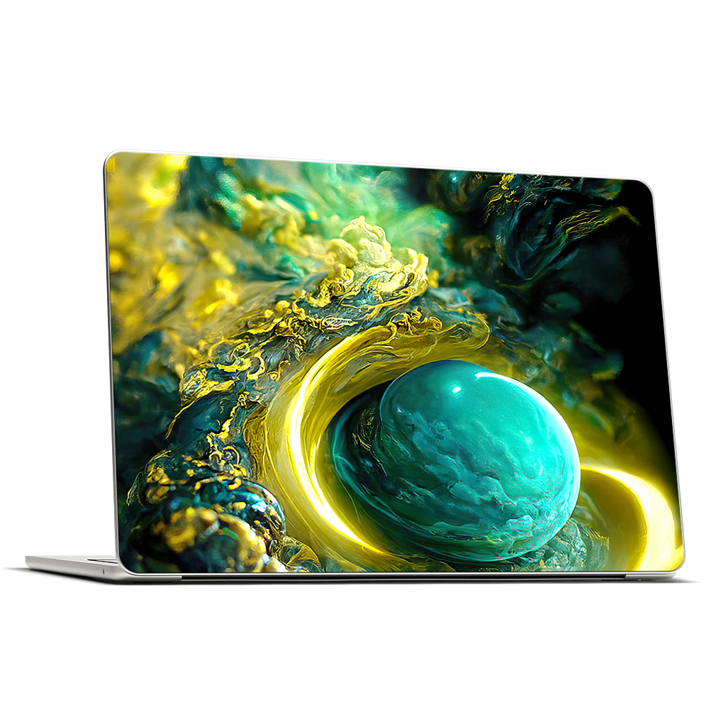 Planetary Accretion MacBook Skin