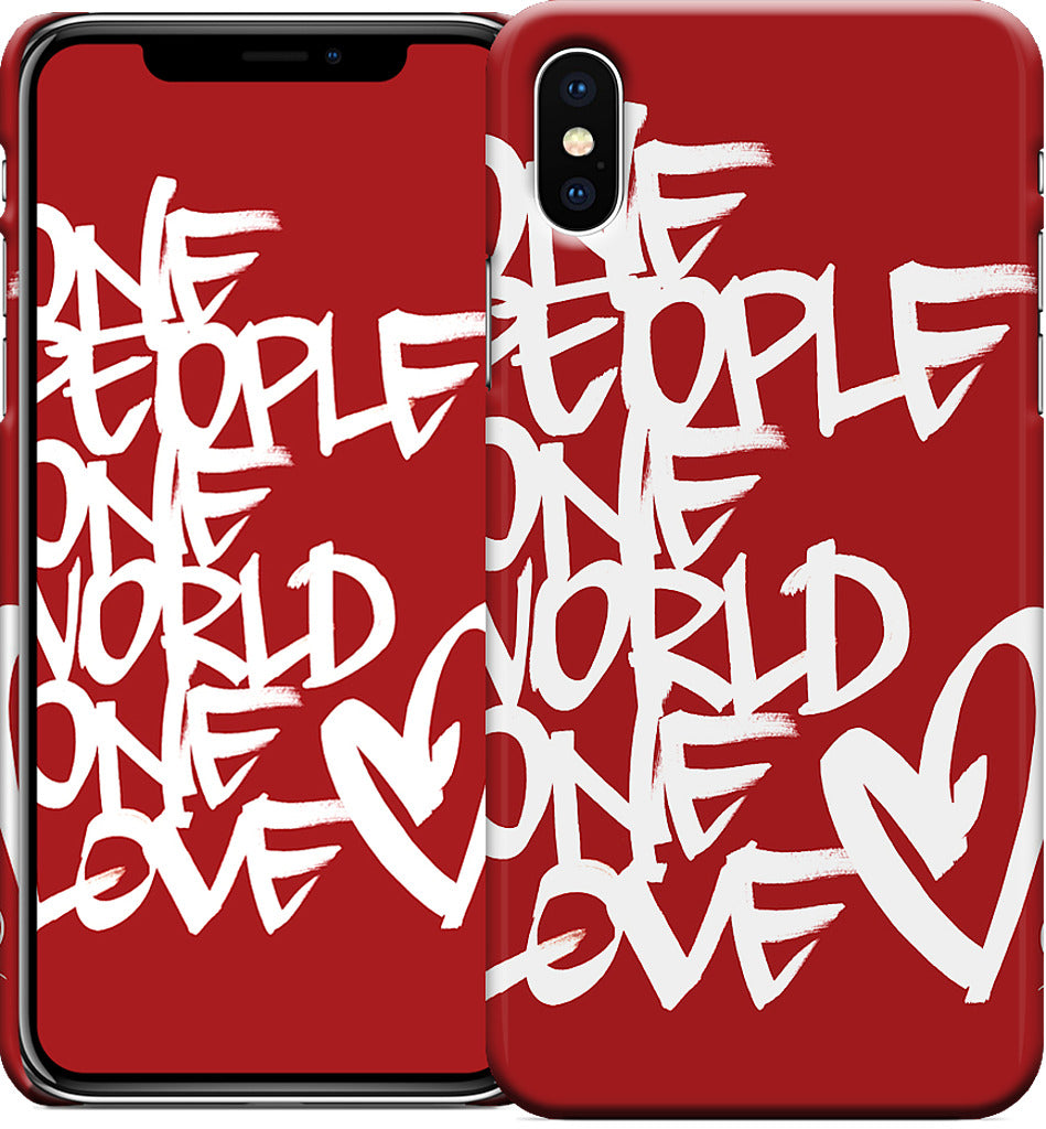 One People, One World, One Love iPhone Case